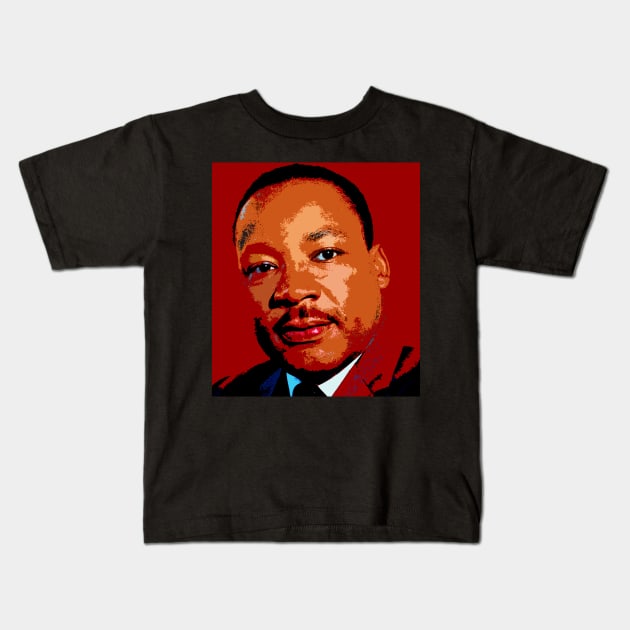 martin luther king jr Kids T-Shirt by oryan80